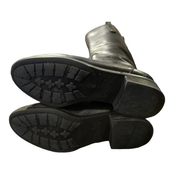 Sam Edelman Black‎ Leather Riding Tall Boots Size 6 - Picture 4 of 10